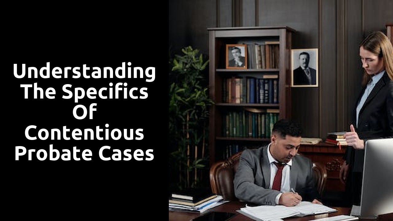 Understanding the specifics of contentious probate cases