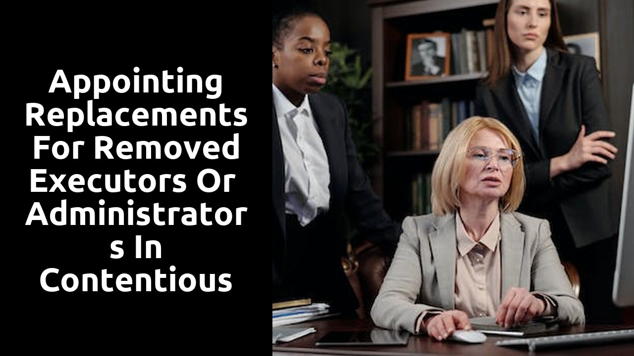 Appointing Replacements for Removed Executors or Administrators in Contentious Probate Situations