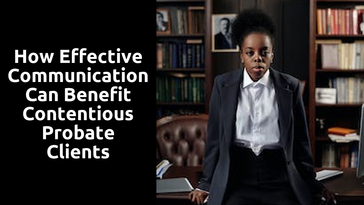 How Effective Communication Can Benefit Contentious Probate Clients